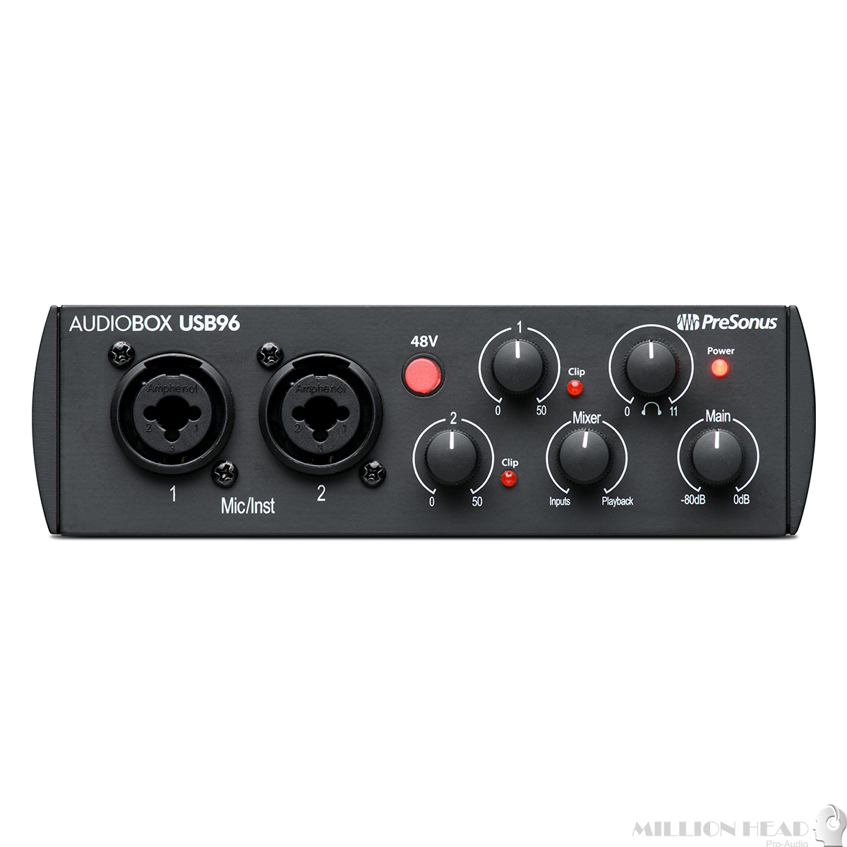 Usb Audio Interface 24bit/96khz For Recording Podcasting And